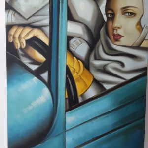 Tamara De Lempicka - Autoritratto 1932 - 70x50