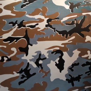 Andy Warhol Camouflage (brown) 1986 140×140
