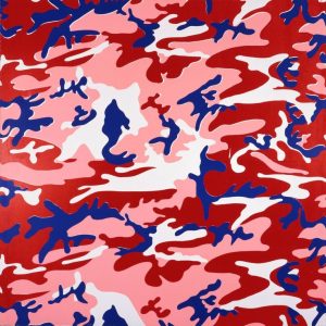 Andy Warhol - Camouflage (red) 1986 - 140x140