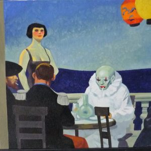 Edward Hopper - Soir Bleu 1914 - 30x60