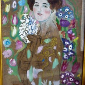 Gustav Klimt - Ritratto di Ria Munk 1917-18 70x50
