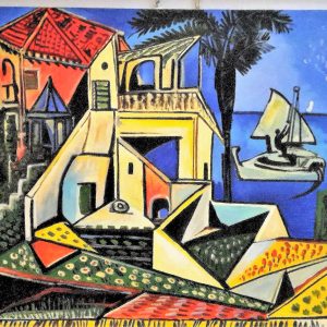 Pablo Picasso - Paesaggio mediterraneo 1952 - 50x70