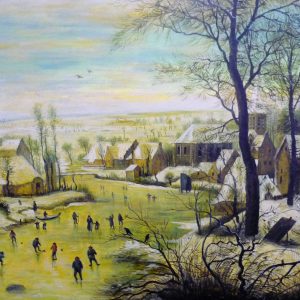 Pieter Bruegel - Trappola per uccelli 1565 - 50x70