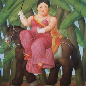 Fernando Botero - La Prima Dama 1989 - 90x60